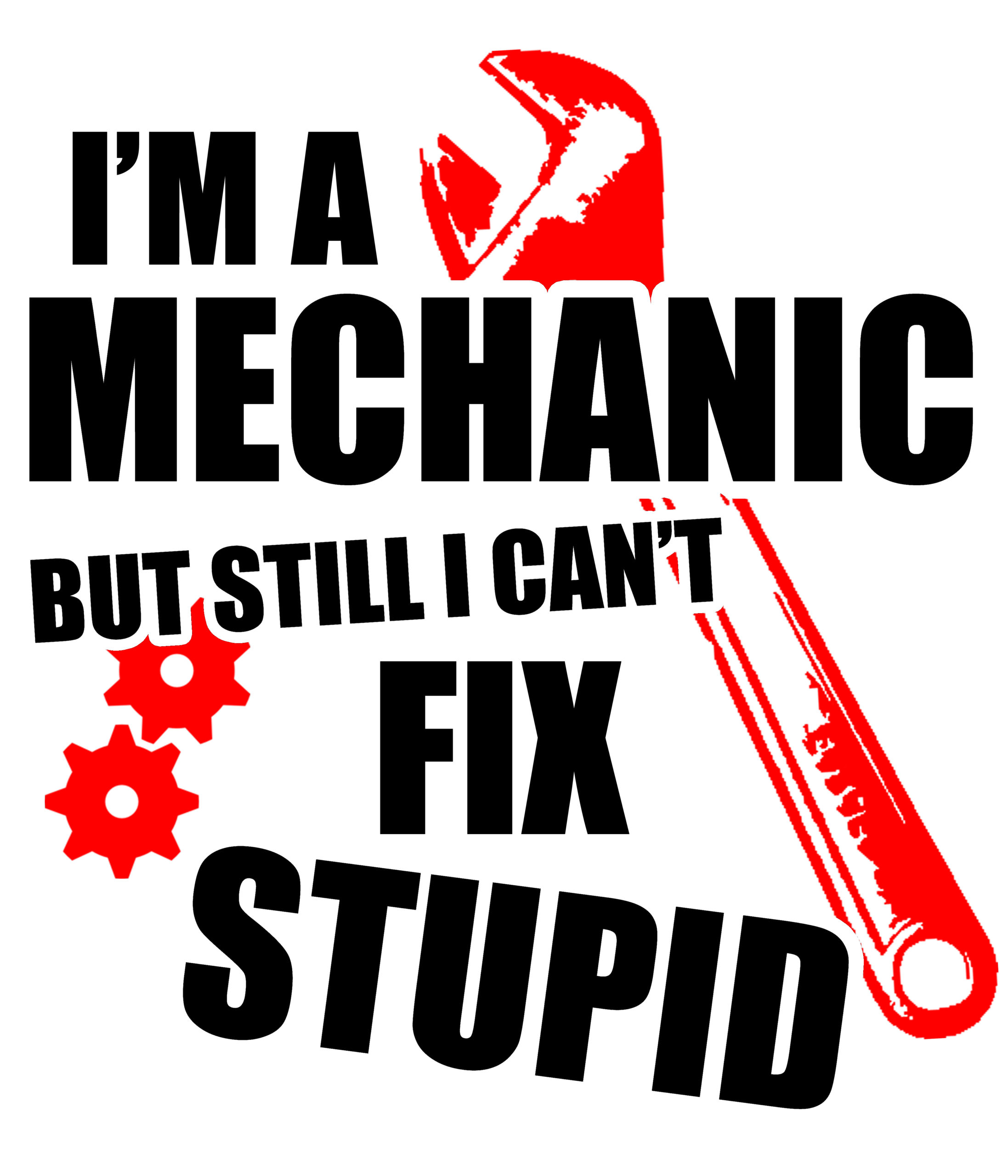 Mug "Mécano malgré tout" humour – Image 2