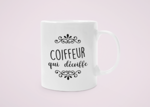 Mug Coiffeur qui Décoiffe – Cadeau Idéal