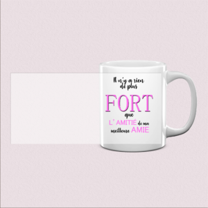 Mug Amitié Inoubliable pour Ma Meilleure Amie