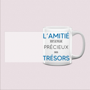 Mug « L'amitié, précieux trésor »