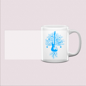 Mug imprimé Guitare et Arbre