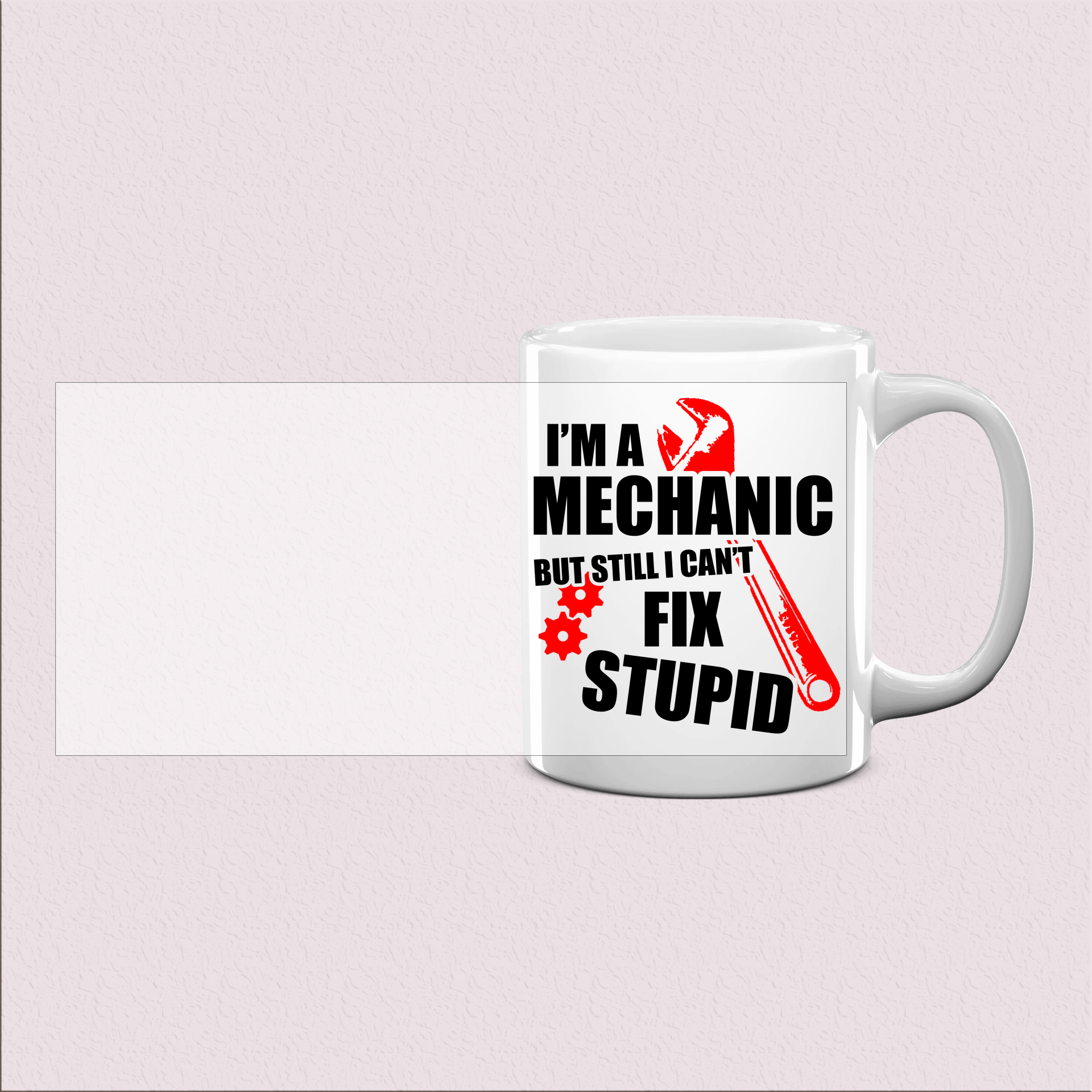 Mug "Mécano malgré tout" humour