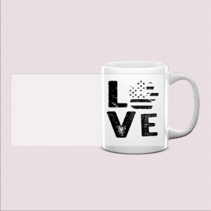 Mug Love Chien USA – Amour canin chaleureux