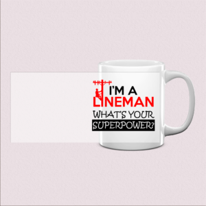 Mug Lineman - Quelle est ta superpuissance ?