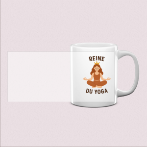 Mug Reine du Yoga - Cadeau détente