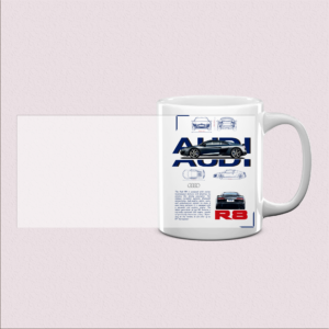 Mug design voiture de sport élégante