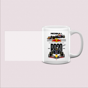 Mug Rouge Élégant RB20 - Cadeau Unique