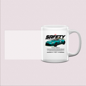 Mug Sécurité Automobile Élégant