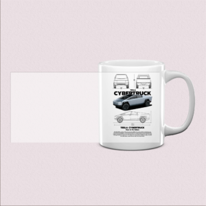 Mug Cybertruck futuriste pour pauses stylées