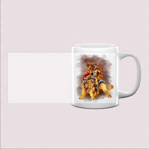 Mug imprimé Lion Rider – Puissance et liberté