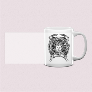 Mug imprimé Lion Crest élégant