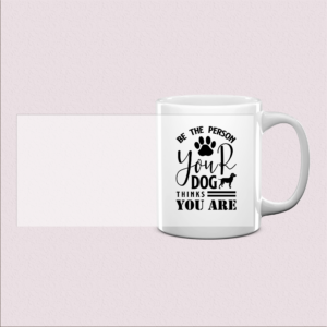 Mug « Sois la personne que ton chien admire »