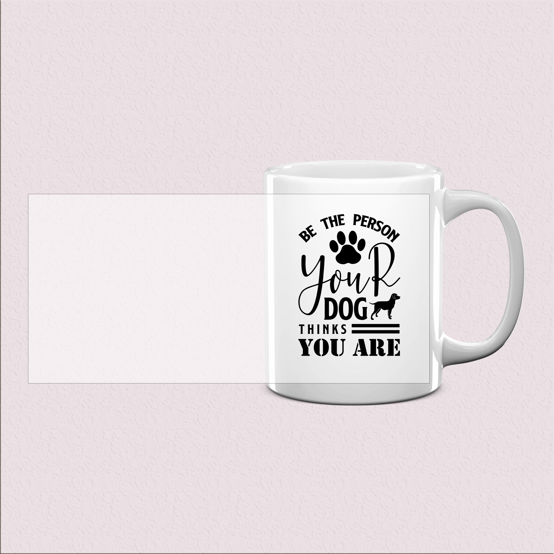 Mug « Sois la personne que ton chien admire »