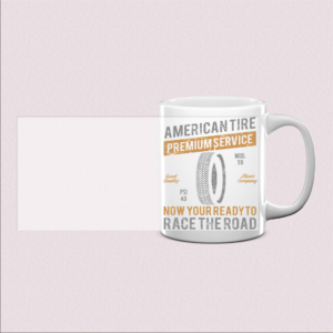 Mug American Tire effet vintage