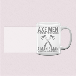 Mug Homme à la hache – Cadeau original