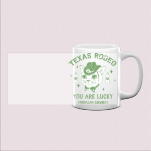 Mug imprimé motif cowboy chaleureux