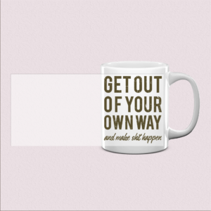 Mug 'Sors de Ton Chemin' Inspirant