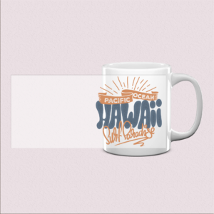 Mug imprimé Surf Hawaï