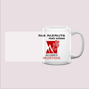 Mug imprimé « Pas parfaits »