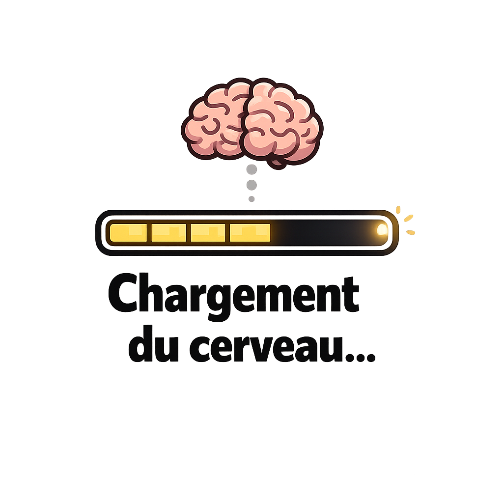 Mug Imprimé Chargement du Cerveau – Image 2