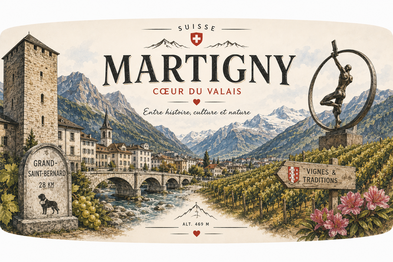 Mug Martigny - Cadeau typique suisse – Image 2