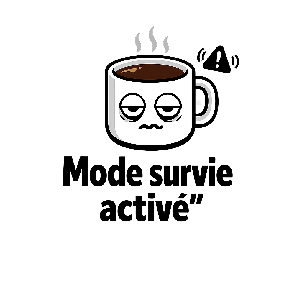 Mug Mode Survie Active – Pour booster vos matins – Image 2