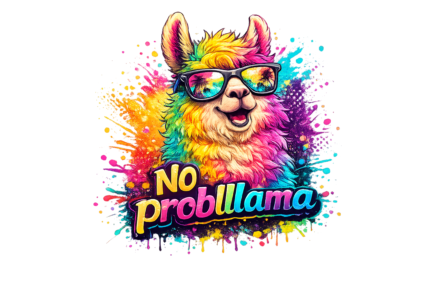 Mug "No Probllama" humour et détente – Image 2