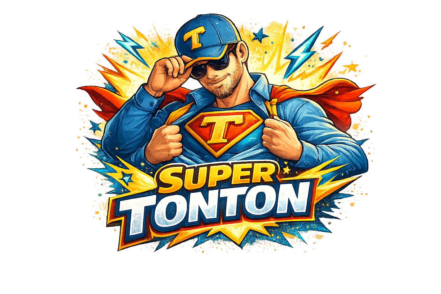 Mug imprimé Super Tonton - Cadeau idéal – Image 2