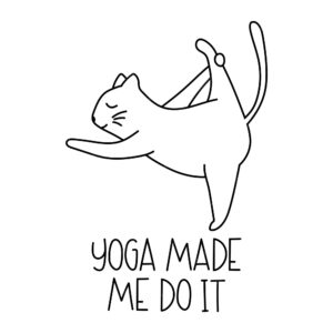Mug Chat Yoga Rigolo – Pause Détente