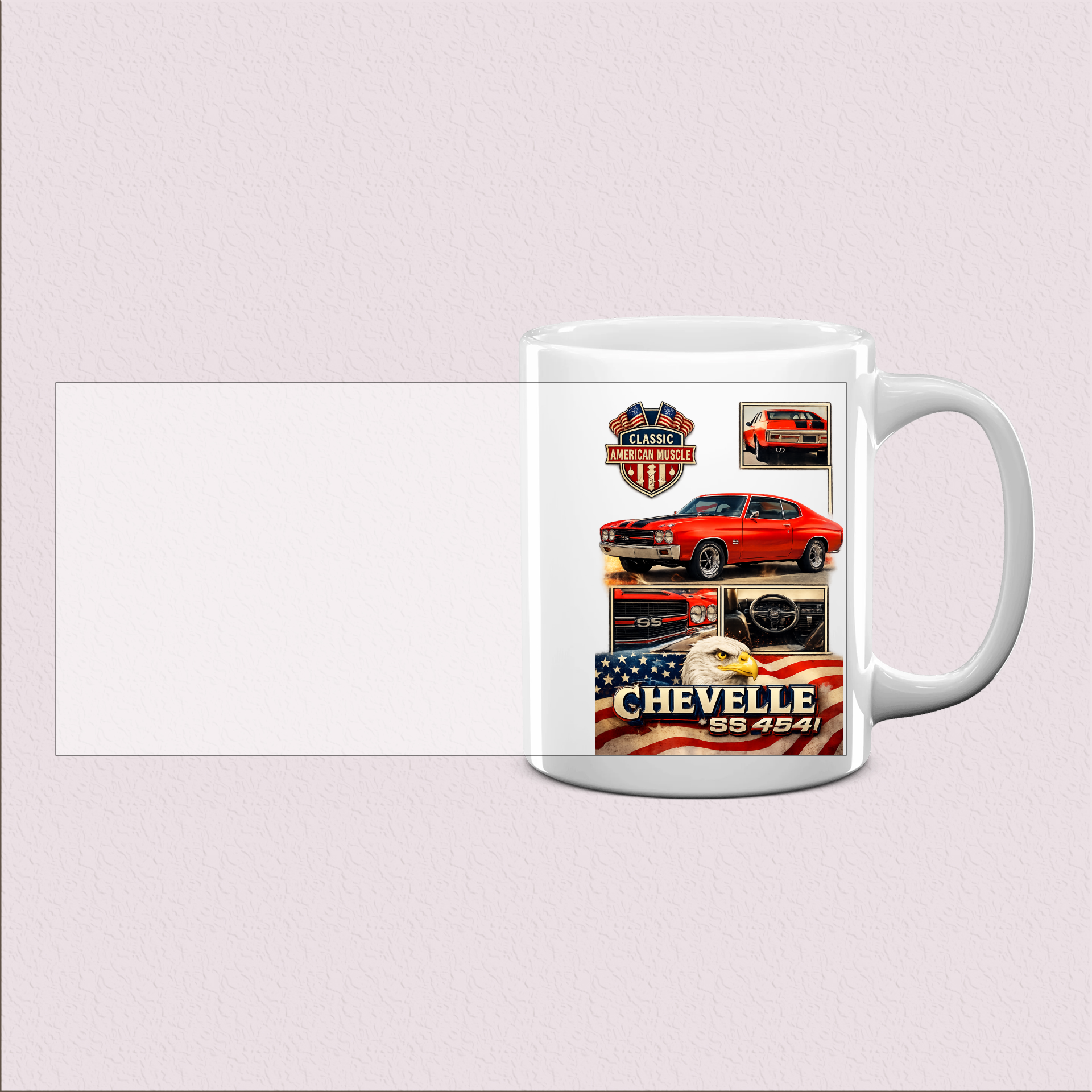 Mug Vintage Muscle Car, style rétro