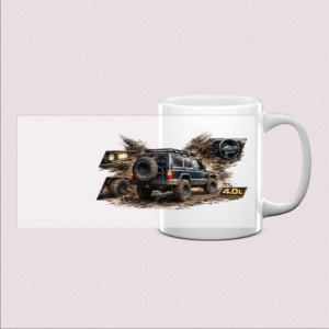 Mug imprimé style Jeep Cherokee XJ