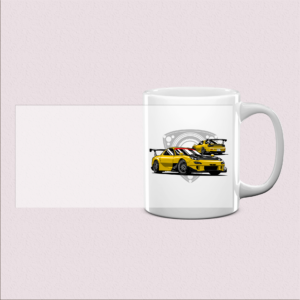 Mug design voiture sportive personnalisée