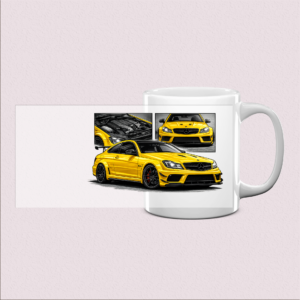 Mug design voiture sportive élégante