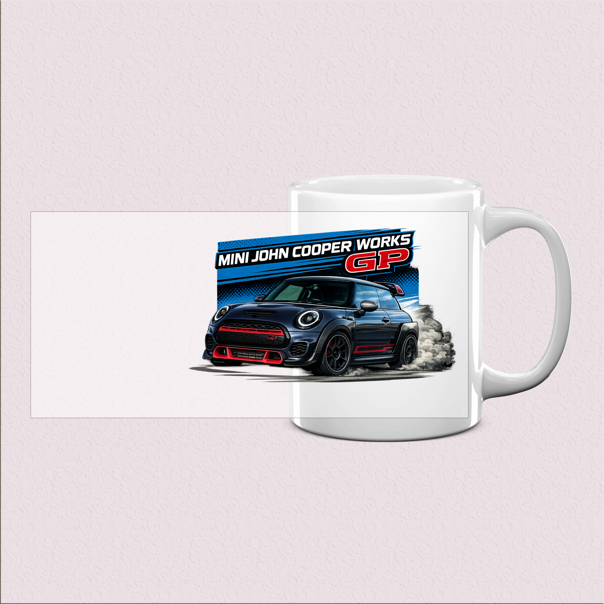 Mug design voiture sportive miniature