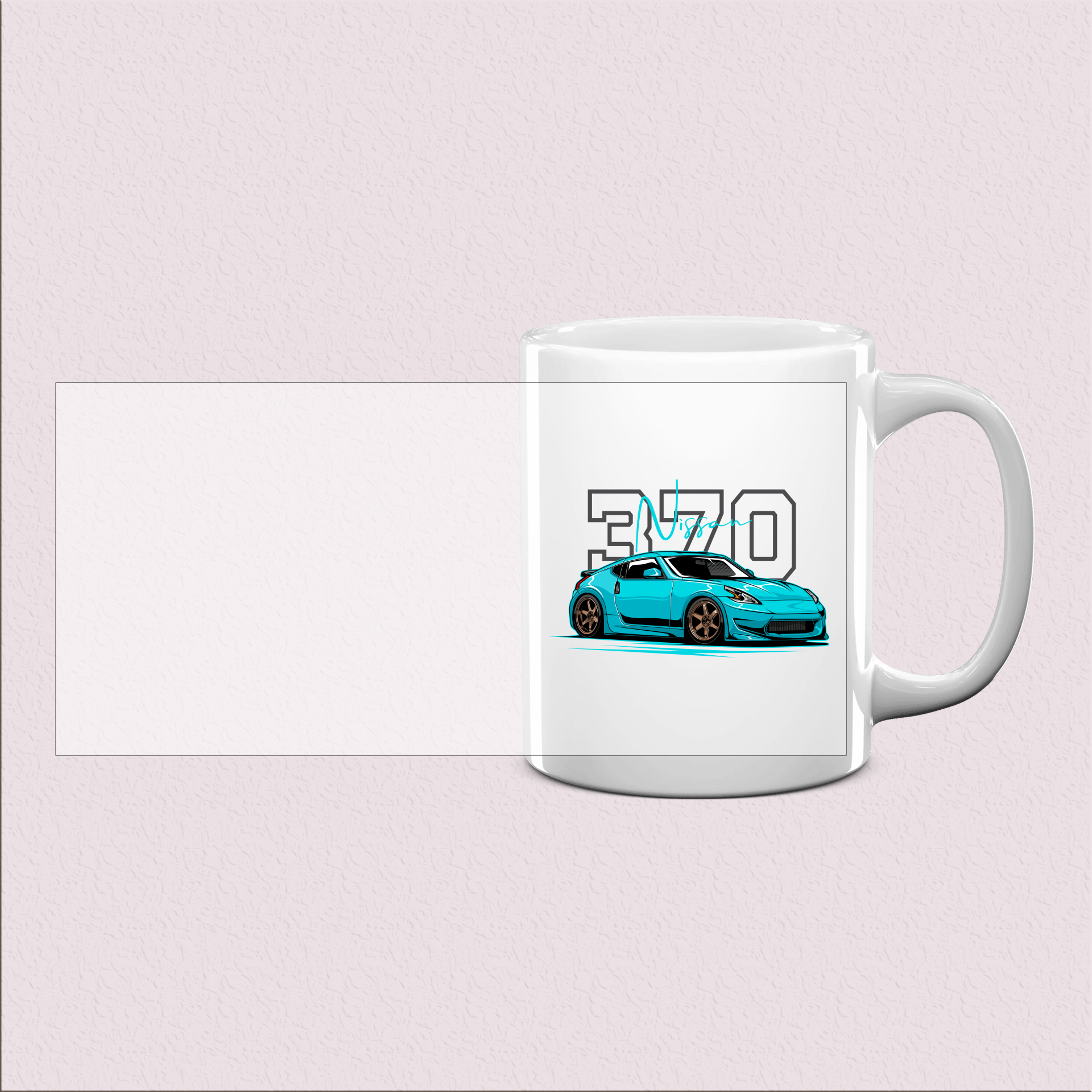 Mug design voiture sportive élégante