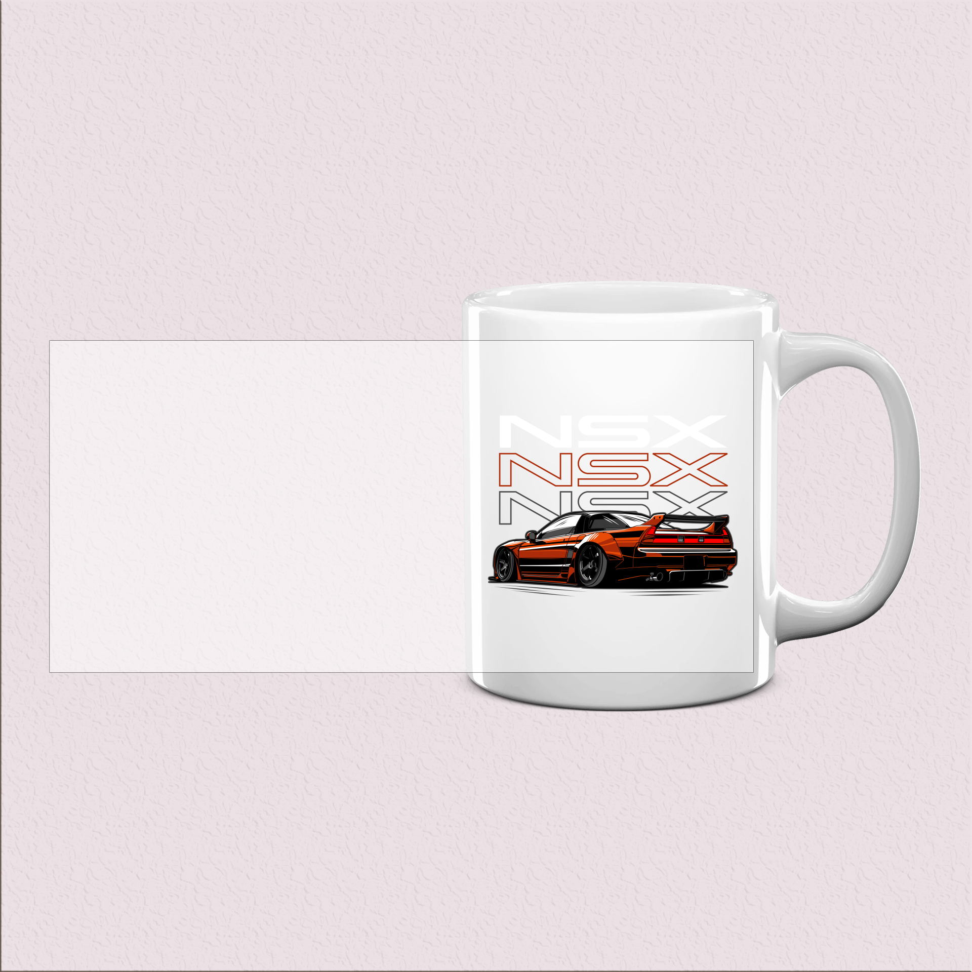 Mug design voiture sportive élégante