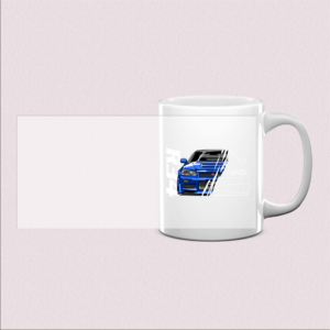 Mug design voiture sportive élégante