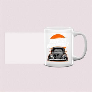 Mug vintage voiture née pour rouler