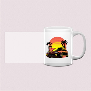 Mug Voiture Vintage Style Golf MK2