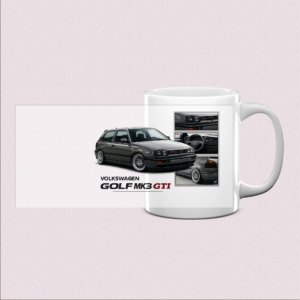 Mug voiture vintage design épuré