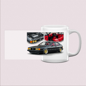Mug imprimé Voiture Vintage Scirocco