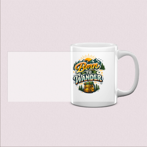 Mug "Born To Wander" pour voyageurs