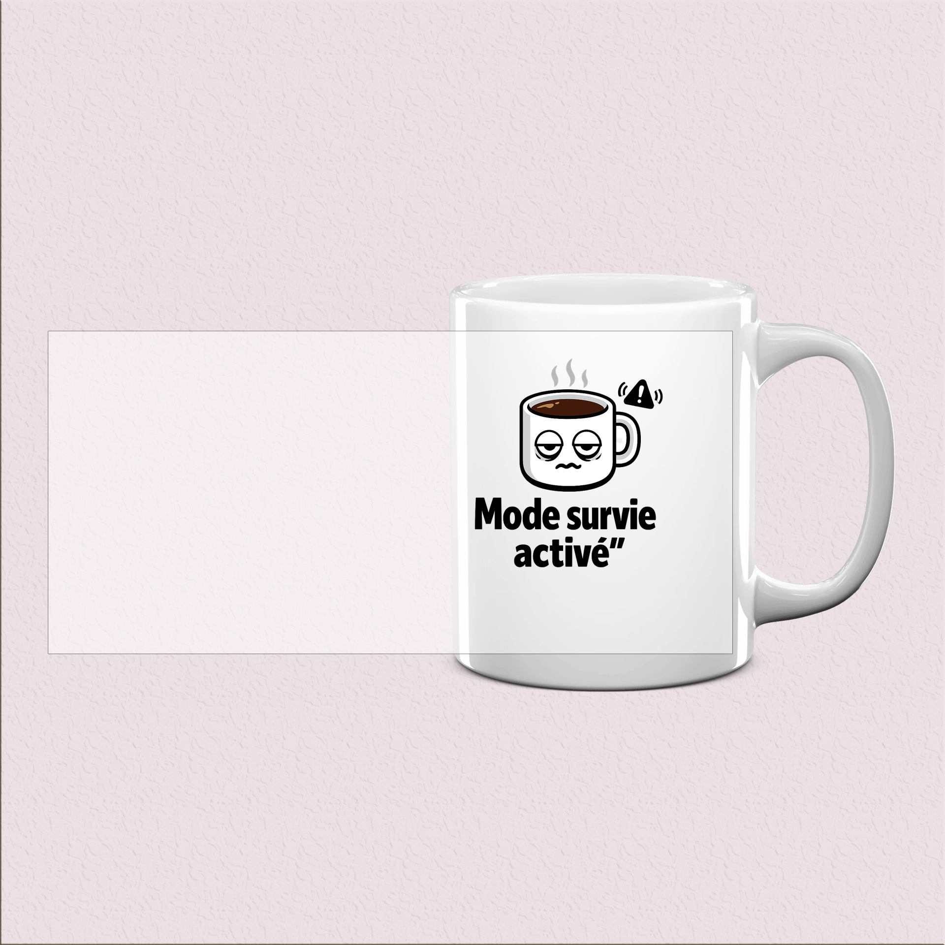Mug Mode Survie Active – Pour booster vos matins