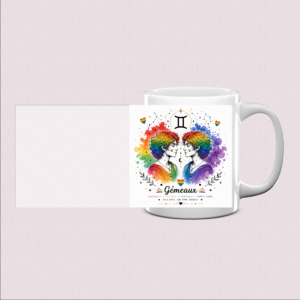 Mug Zodiaque Gémeaux – Cadeau esprit double