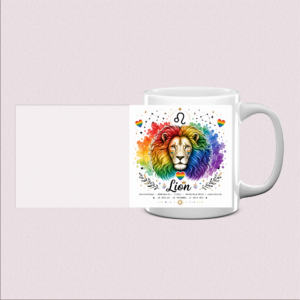 Mug imprimé Lion – Élégance sauvage