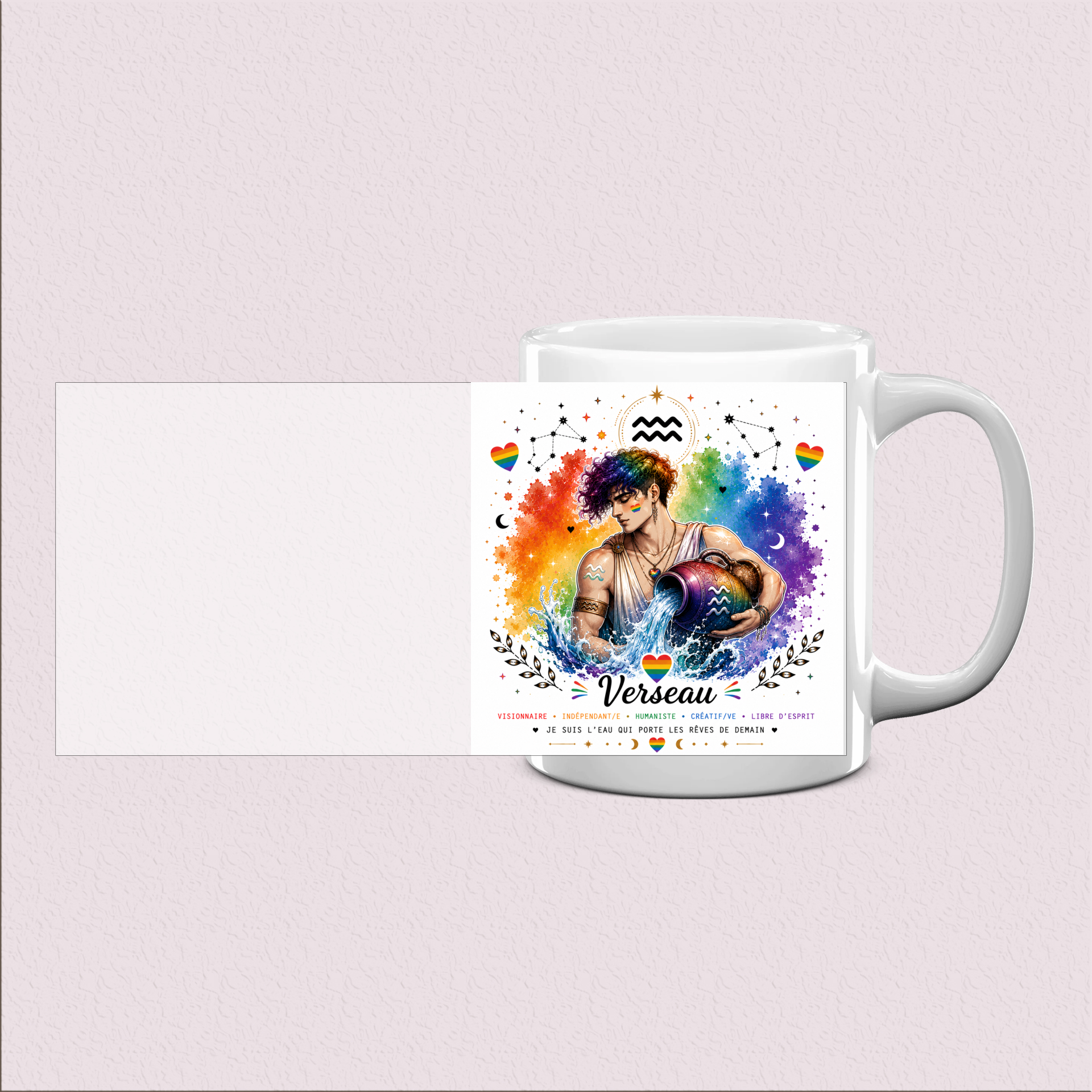 Mug Zodiac Verseau – Cadeau Plein de Sens