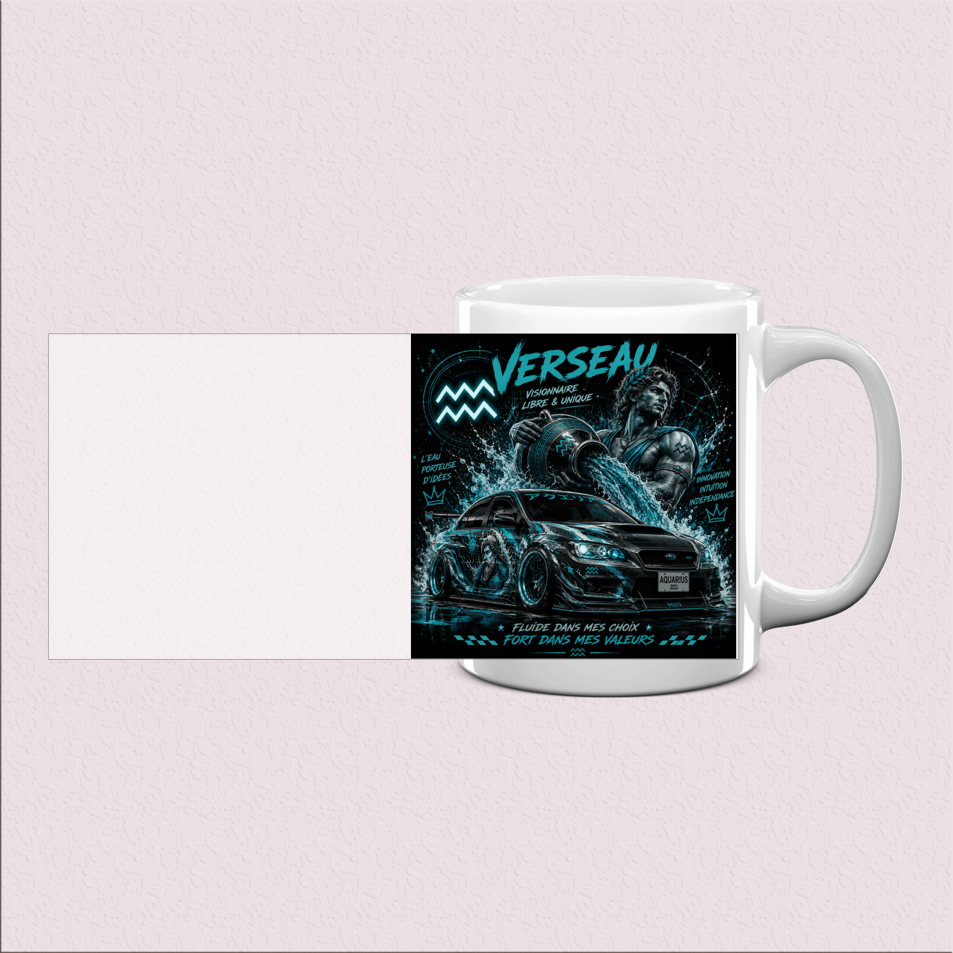 Mug Astrologie Verseau - Cadeau Poétique