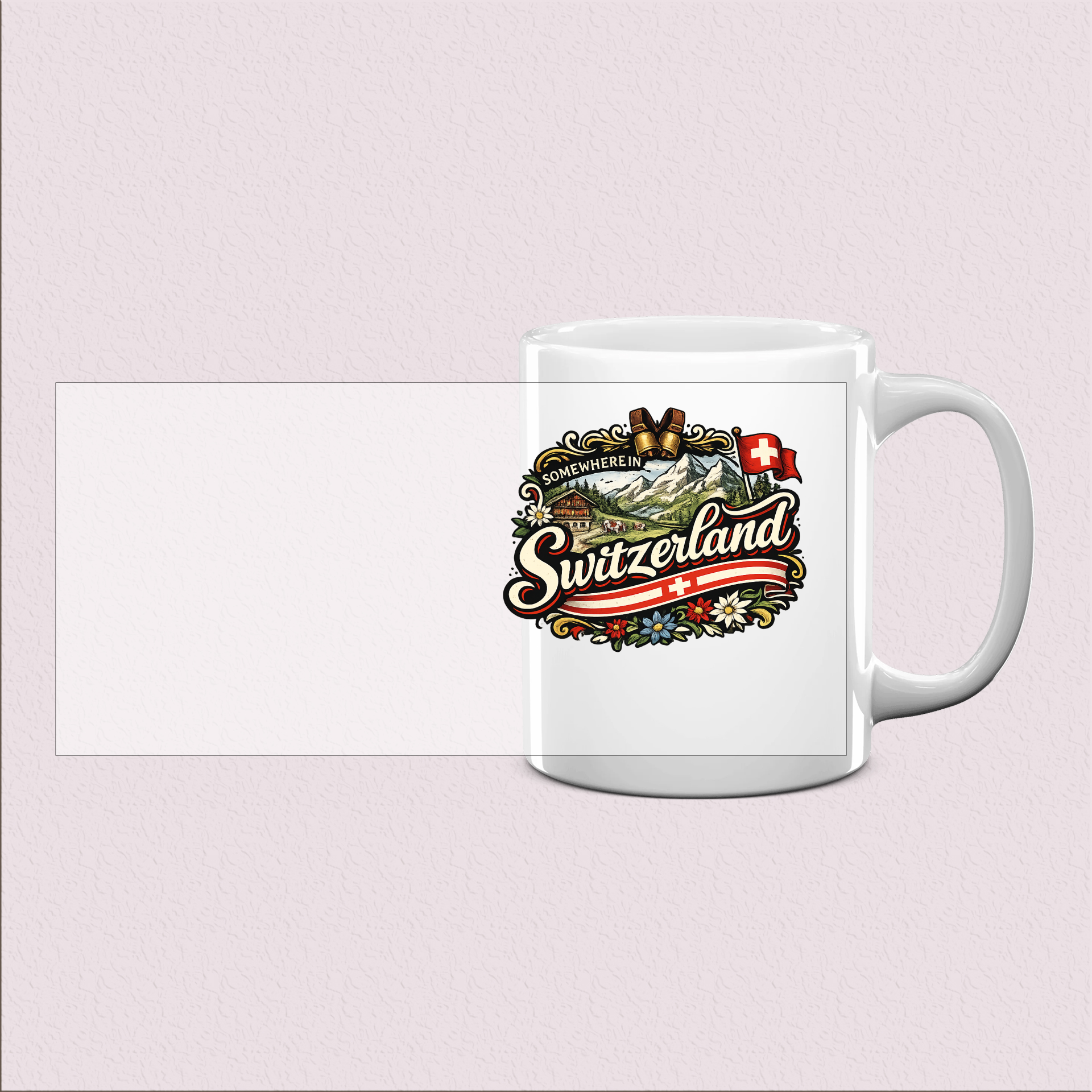 Mug imprimé "Somewhere in Switzerland"