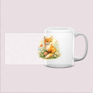 Mug Renard et Fleurs Sauvages
