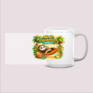 Mug Mode Vacances Actif - Pause Dynamique